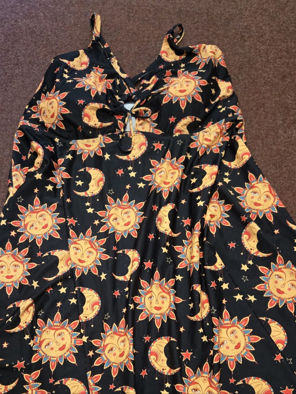 Swim Dress Measuring At A Size 18/20 With 4in Stretch No Bottoms Celestrial